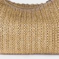 thumbnail image 6 of Women Straw Evening Bag with Bow Weaving Clutch Bag Ladies Daily Bag (Khaki), 6 of 10