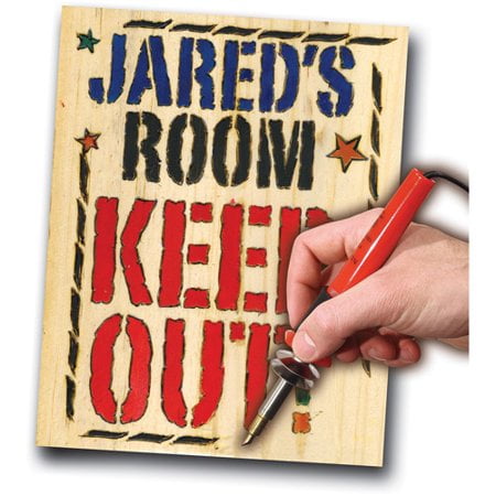 NSI Wood Burning Kit, Everything you need to make 10 projects in Wood,  Leather and Cork