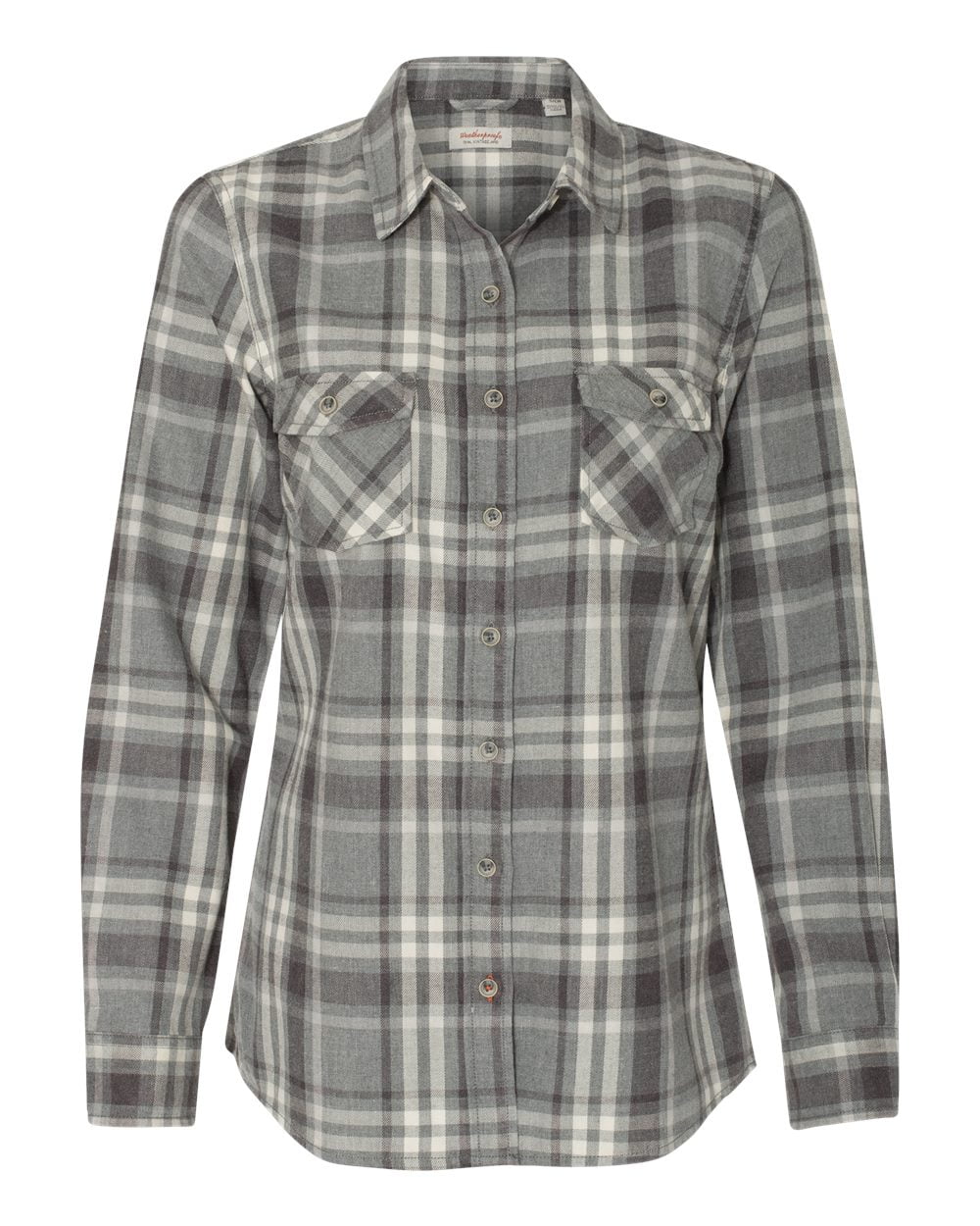 Weatherproof Vintage Women&rsquo;s Burnout Flannel Shirt W178573 Charcoal