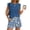 363#Royal Blue, variant on 2 Piece Short Sets for Women Summer Vacation Outfits Cap Sleeve Tops and Floral Shorts Set Hawaiian Beach Clothes Green XL