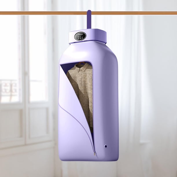 Secadora de ropa portátil Soledad 110V Plegable Bajo Ruido Violeta
