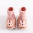 thumbnail image 2 of Generic Baby Boy Girls Toddlers Indoor Animals Slipper Shoes Antislip Socks Booties Walking Warm Lightweight Shoes（0-6 Months Pink）, 2 of 4