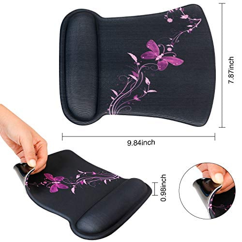 RICHEN Keyboard Wrist Rest Pad and Mouse Wrist Rest Support Mouse Pad Set,Durable & Comfortable & Lightweight for Easy