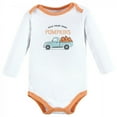 thumbnail image 3 of Hudson Baby Cotton Long-Sleeve Bodysuits, 3- Pack, Newborn- 24 Months, 3 of 5