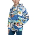 thumbnail image 2 of Piplup Youth Cartoon Hoodie Fashion Long Sleeve Kids Pullover Coat Casual Hoody Hooded Sweatshirts for Boys Girls, 2 of 8
