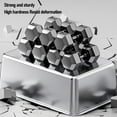 thumbnail image 3 of Stainless Steel Cat Litter Box with Lid, High Sided Large Metal Litter Box, Pet Kitty Litter Toilet Box Enclosed Kitty Litter Pan Anti Leakage Non Stick Easy to Clean, 3 of 7