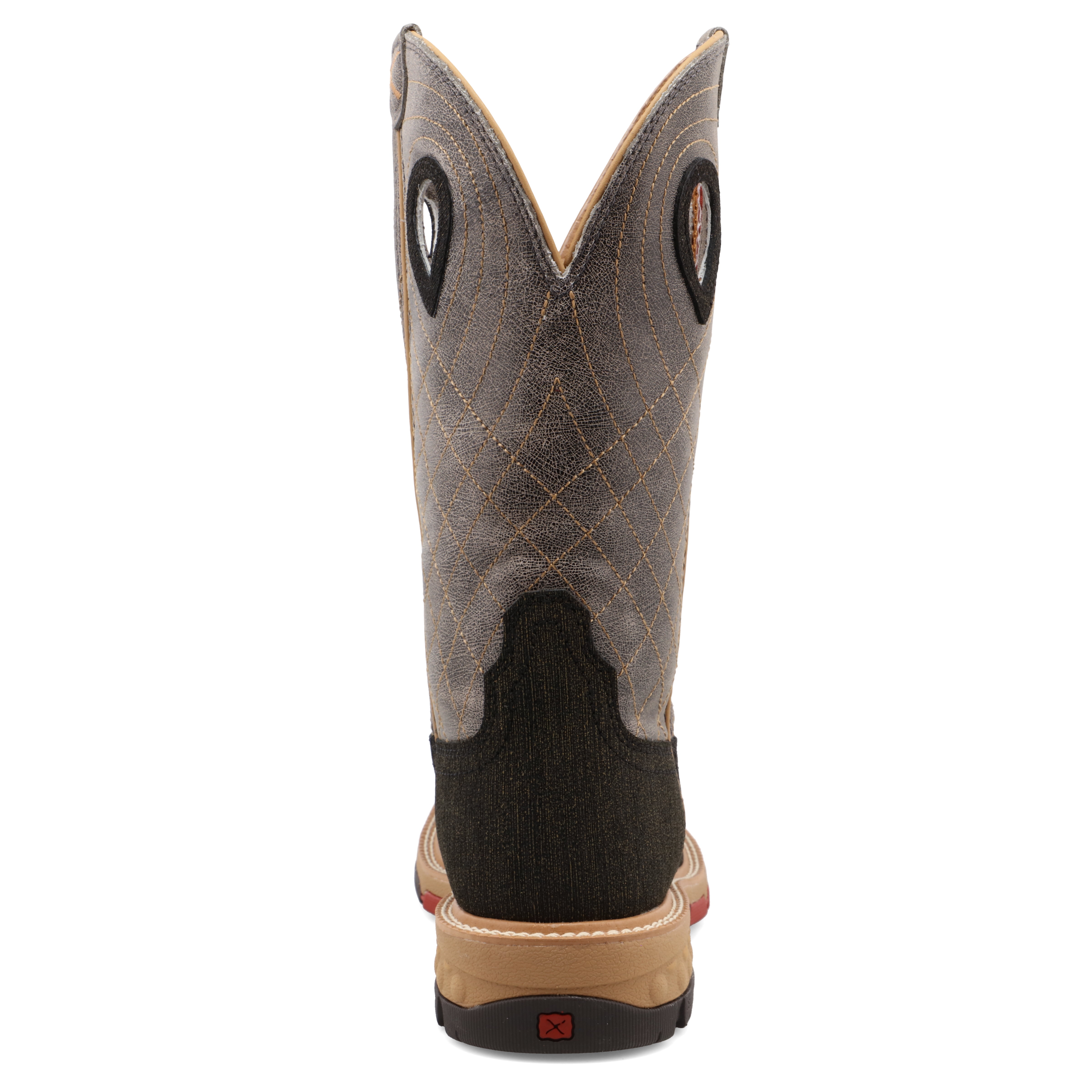 Twisted X Men's 12" Western Work Boot - Charcoal & Grey