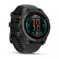 thumbnail image 5 of Garmin fenix E – 47 mm, AMOLED Slate Gray Steel with Black Silicone Band Multisport GPS Smartwatch with Power Bank, 5 of 8
