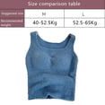thumbnail image 3 of Chaleco térmico mullido de la felpa de las camisetas sin mangas de la cosecha de la ropa de descanso de las mujeres del invierno con el cojín del sujetador, 3 of 6