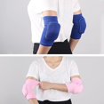 thumbnail image 4 of Coderas elásticas de esponja gruesa, protectores de rodilla, protector de baloncesto, voleibol, deporte, manga de brazo, almohadilla para adultos y niños, 4 of 5