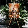 thumbnail image 4 of Happy Thanksgiving Bulldog Give Thanks Fall Beanie Scarf Welcome Vertical Matte Canvas Poster Dog Lover Gifts Idea Wall Art Home Decor - 00020, 4 of 5