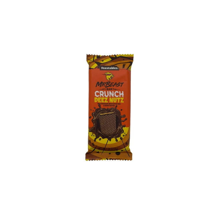 Feastables Beast Bar DEEZ NUTZ Milk Chocolate Peanut Butter, Original  Chocolate, Chocolate Sea Salt (3 pack)