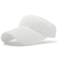 thumbnail image 2 of Jane Wardrobe Ponytail Friendly Headband Sun Visor for Women, Wide Brim Textured, UPF 50+ UV Protection, 1 Piece, One Size, 2 of 5