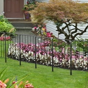 Oumilen 25-Panel Flat-Top 27ft Connecting Garden Fence, 24 x 13 each