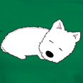 thumbnail image 3 of CafePress - Sleeping Westie Women's Classic T Shirt - Women's Traditional Fit Dark T-Shirt, 3 of 4