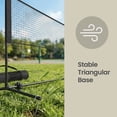 thumbnail image 4 of LEDREM Adjustable Height Badminton Net, Volleyball and Pickleball Net for Kids and Junior Tennis, 10-16.5 ft Wide Foldable Nylon Net with Poles, 4 of 8