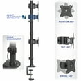 thumbnail image 6 of VIVO Dual Computer Monitor Desk Mount Stand, Vertical Array, 2 Screens up to 34", 6 of 9