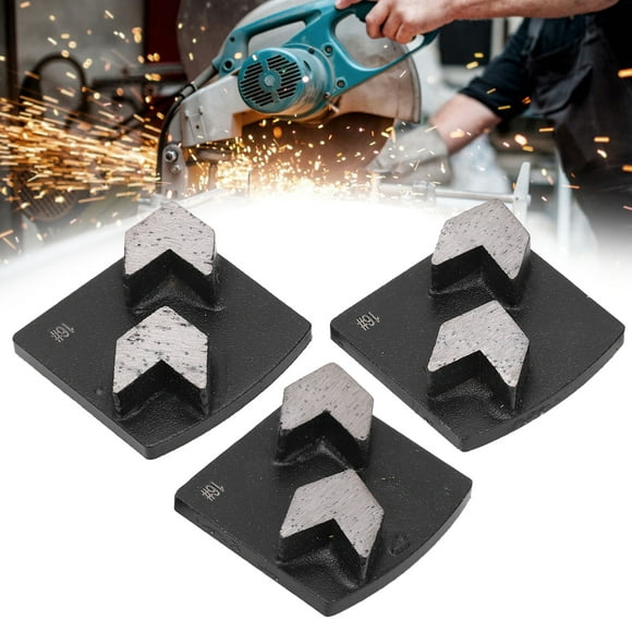 Grinding Block, Concrete Sanding Block Grinder Accessory Dovetail Tooth Abrasion Resistance Polishing Pad Concise for Cement Concrete