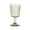 Green, variant on Vintage Leaf Embossed Goblet, 10.5 oz Hand Blown Textured Wine Champagne Glass