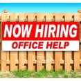 thumbnail image 1 of Now Hiring Office Help 13 oz Vinyl Banner With Metal Grommets, 1 of 4