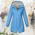thumbnail image 6 of Sentmoon Jackets for Women Trendy Waterproof Hooded Neck Womens Lightweight Jackets Long Sleeve Rain Coat with Pockets for Cycling Running Commuting, 6 of 8