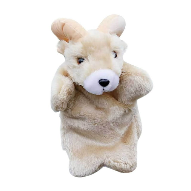 Peluche Super Douce Peluche Marionnette à Main Poupée Parent-Enfant Marionnette à Main