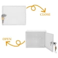 thumbnail image 4 of 1 Set Outdoor Secure Key Storage Insulated Milk Box with Lock for Milk Delivery and Outdoor Use, 4 of 9