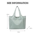 thumbnail image 2 of Práctico bolso de mano, bolso de hombro informal para mujer, gimnasio, trabajo de viaje, compras, comestibles MFZFUKR BST3008934-3, 2 of 5