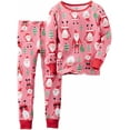 thumbnail image 1 of Carter's Ensemble 2 Pcs en Coton Rose Père Noël, Imprimé, 4-Enfants, 1 of 1
