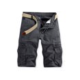 thumbnail image 1 of xiaxaixu Men Cargo Shorts, Button Zipper Closure Solid Summer Shorts Streetwear with Pockets, 1 of 6