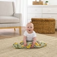 thumbnail image 4 of (3 pack) Parent's Choice Printed Jungle Green Super Soft Plush Baby Blanket, 4 of 11