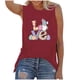 thumbnail image 1 of Ichuanyi Womens Swimsuits Clearance Easter Fashion Women's Casual Sleeveless Printed Ladies Sweatshirts Tops Vest Ichuanyi Ichuanyi, 1 of 6