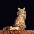 thumbnail image 3 of Slccxzc Mini Brass Cat Figurine Retro Kitten Statue Collectible Desktop Home Decor, 3 of 7