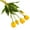 Yellow, variant on Mightlink Fake Flower No Watering Vibrant Colorfast PE Hands Feeling Fine Workmanship Shooting Props Non-fading 5 Tulips Simulation Flower for Home
