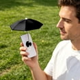 thumbnail image 6 of Black Suction Cup Phone Sun Shade Umbrella, UV Block & Anti-Glare Waterproof Cover, Adjustable Angle Phone Shield for Outdoor Live Streaming, Selfies & Video Calls, 6 of 6