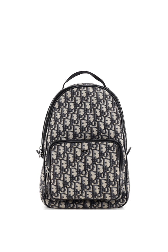 Pre-Owned Zip Around Sling Backpack Oblique Canvas By Rebag