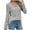 Gray1, variant on yillto Trendy Sweater for Women Fall Winter V Neck Long Sleeve Pullover Top Elegant Casual Comfort Sweater