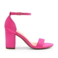 thumbnail image 2 of DREAM PAIRS Heels for Women Chunky Block Heel Open Toe Ankle Strap 3.5 Inch Heeled Sandals for Party Date Wedding, 2 of 5