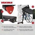 thumbnail image 4 of Yakima Premium FullSwing Swing Away Bike Rack with ZipStrips, Universal Fit, Multicolor, 4 of 13
