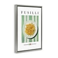 thumbnail image 2 of Stupell Industries Traditional Fusilli Pasta Food & Beverage Painting Gray Floater Framed Canvas Art Print Wall Art, 17 x 25, 2 of 8