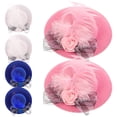 thumbnail image 4 of UNOMOR Compact Hen Hat Hats Assorted Color 6Pcs 2.8x2.8in Cloth for Parties, 4 of 12