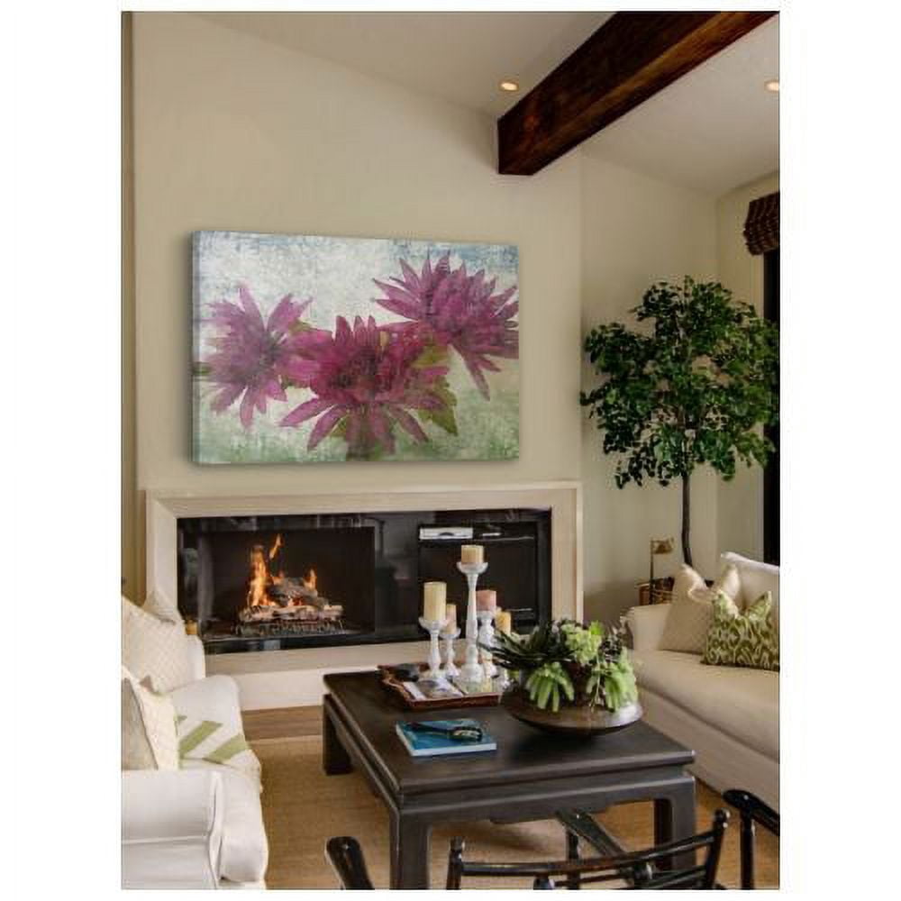 "Watercolor Garden 3" Painting Print on Wrapped Canvas