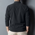 thumbnail image 4 of Men's Quarter Zip Pullover Long Sleeve Mock Neck Casual Fleece Sweater Top, 4 of 5