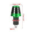 thumbnail image 3 of Unique Bargains 2pcs Titanium Tone Universal 17mm Hand Grips Handlebar End Caps Plug Replacement for Motorcycle, 3 of 7