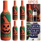 thumbnail image 5 of Para Botella Vino Exquisita Funda para Botella Vino para El Halloween (calabaza), 5 of 8