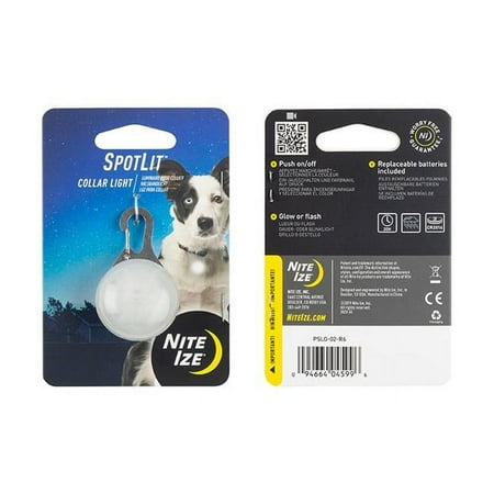 UPC: 0094664045996 | Nite Ize NI04599 Spotlit Collar Light – White