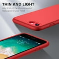 thumbnail image 3 of ImpactStrong iPhone SE 2020 Case/iPhone 7 / iPhone 8 Case, Silicone Heavy Duty Liquid Gel Shockproof Case with Soft Microfiber Cloth Cushion for iPhone 7/8 and iPhone SE 2020 (2nd Generation) - Red, 3 of 7