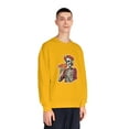 thumbnail image 4 of Dia de los Muertos Skeleton Enjoying Pizza - Unisex Sweatshirt, 4 of 4