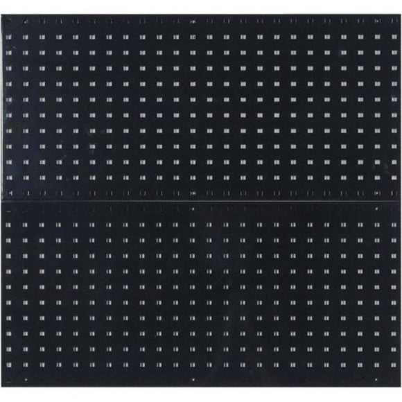 Triton Products LB18-BK 2 18 x 36 x 0.562 Po. Époxy, 18 Gauge Panneaux Carrés en Acier, Noir