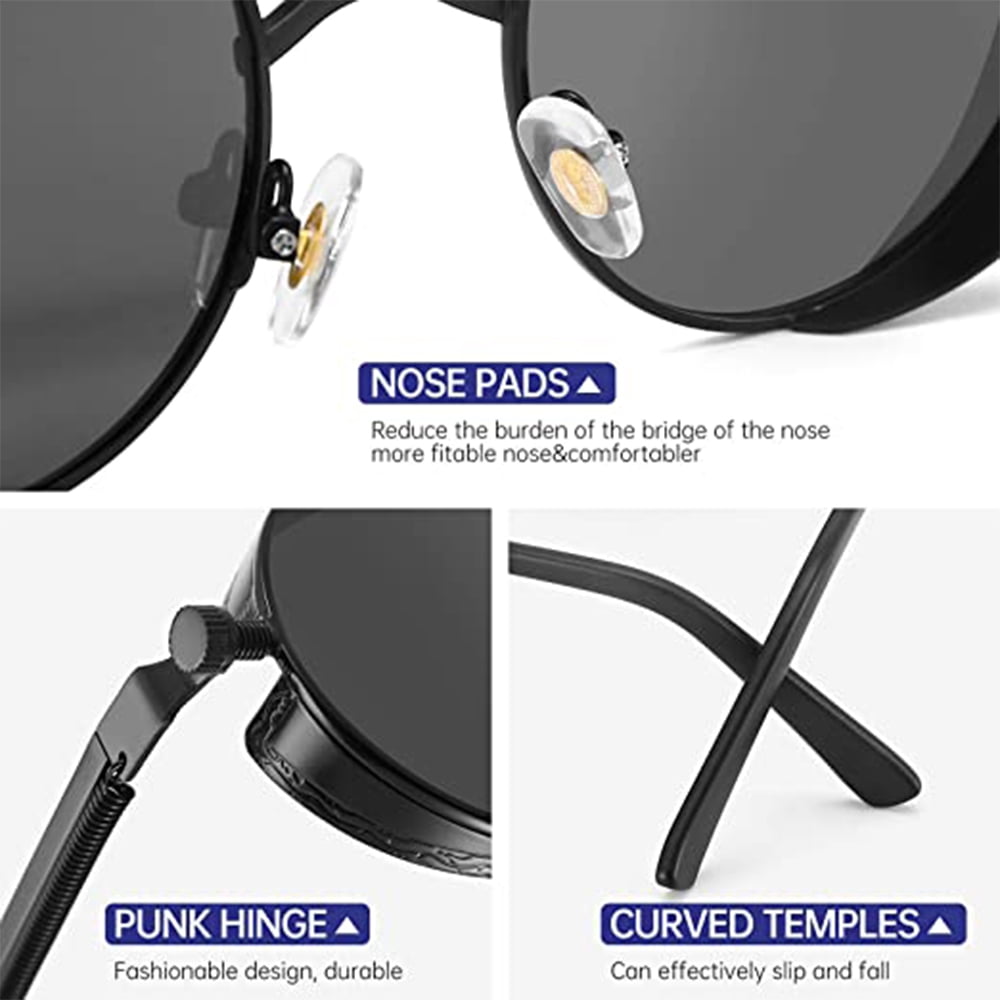 1 pcs Polarized Sunglasses For Men, Uv Protection, Round  display picture 1
